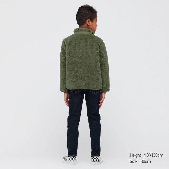 UNIQLO KIDS WINDPROOF FLEECE JACKET - Picture 1 of 4